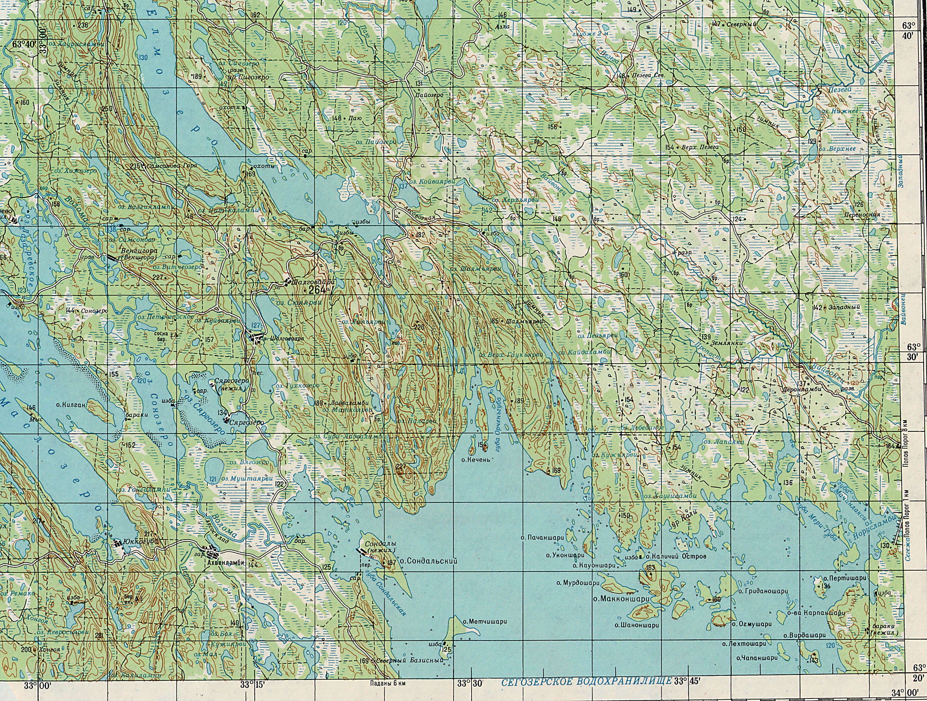 Карта глубин лексозеро карелия